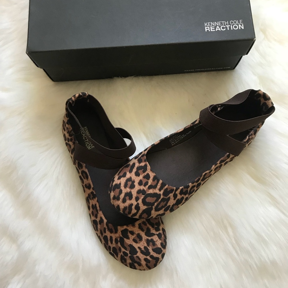 Kenneth Cole Leopard Print ballerina flats
